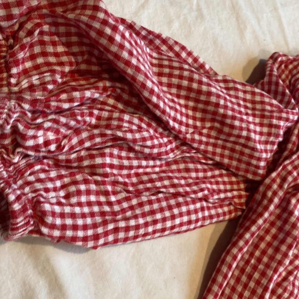 Old Navy Gingham Off the shoulder top